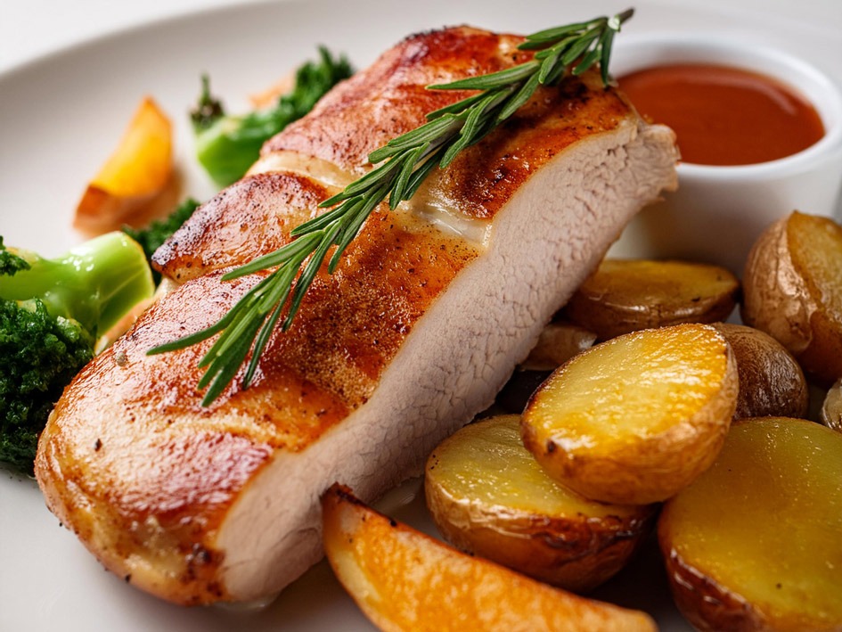 Putenbrust trifft Kräuterliebe